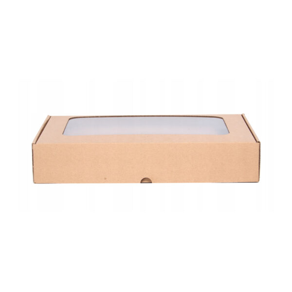 Pudełko z okienkiem fasonowe 22x9x3cm