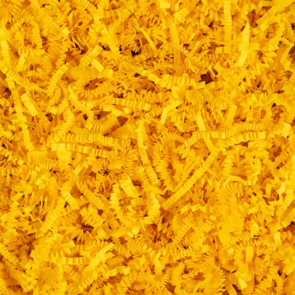 Wypełniacz papierowy dekoracyjny ŻÓŁTY 1 kg - ozdobne Wiórki papierowe