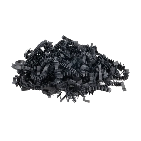 Wypełniacz papierowy dekoracyjny CZARNY 1 kg - ozdobne Wiórki papierowe
