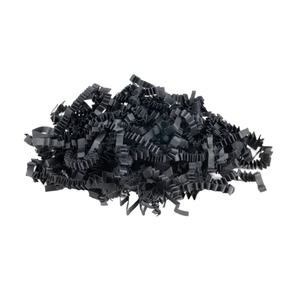 Wypełniacz papierowy dekoracyjny CZARNY 1 kg - ozdobne Wiórki papierowe