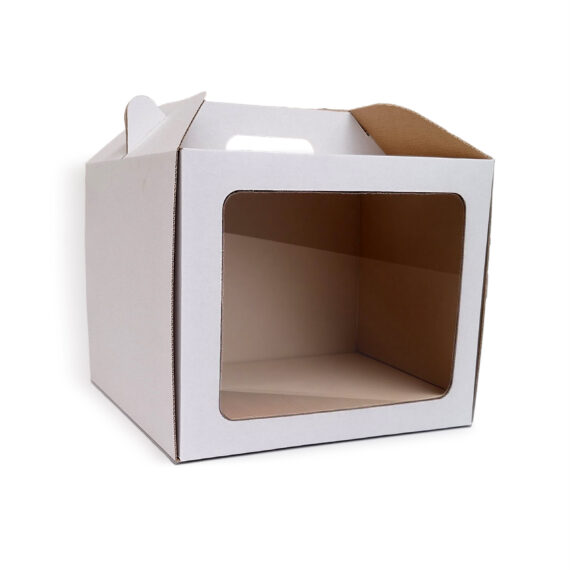 Pudełko na tort z okienkiem 30x30x25