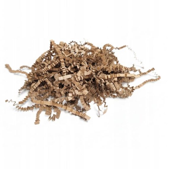 Wypełniacz papierowy Kraft Naturalny Brązowy 1kg - ozdobne Wiórki papierowe