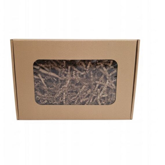 Wypełniacz papierowy Kraft Naturalny Brązowy 1kg - ozdobne Wiórki papierowe